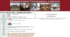 Desktop Screenshot of centenniallibrary.org