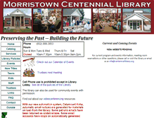Tablet Screenshot of centenniallibrary.org