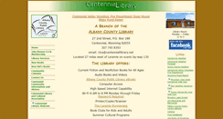 Desktop Screenshot of centenniallibrary.net
